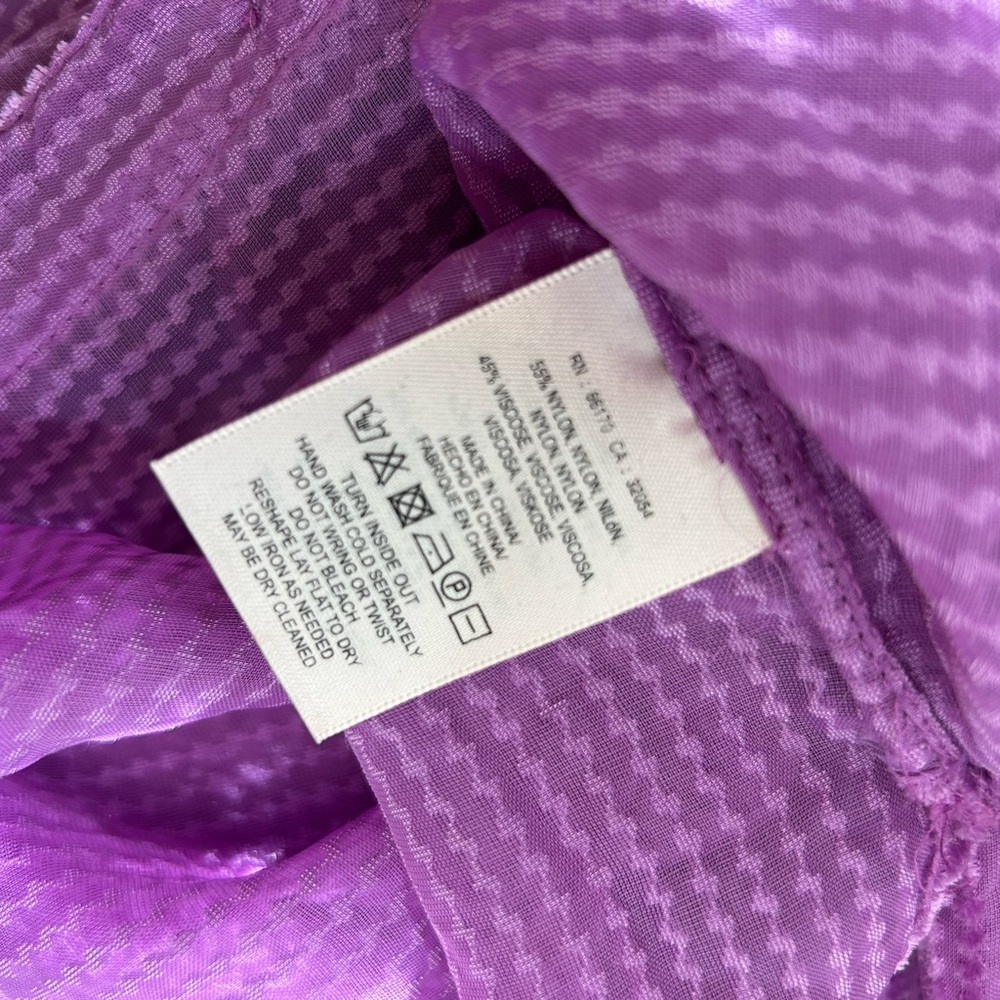 Anthropologie/Akemi + Kin Purple Longline Button-Up Shirt/Dress - Picture 10 of 10